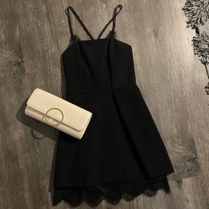 Topshop Black Cocktail Dress
